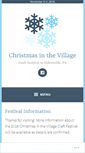 Mobile Screenshot of christmasinthevillagepa.com